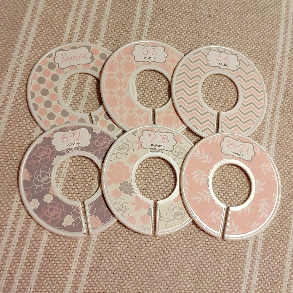 ⚡2 for $15⚡6 piece Baby Girl Closet Seperators